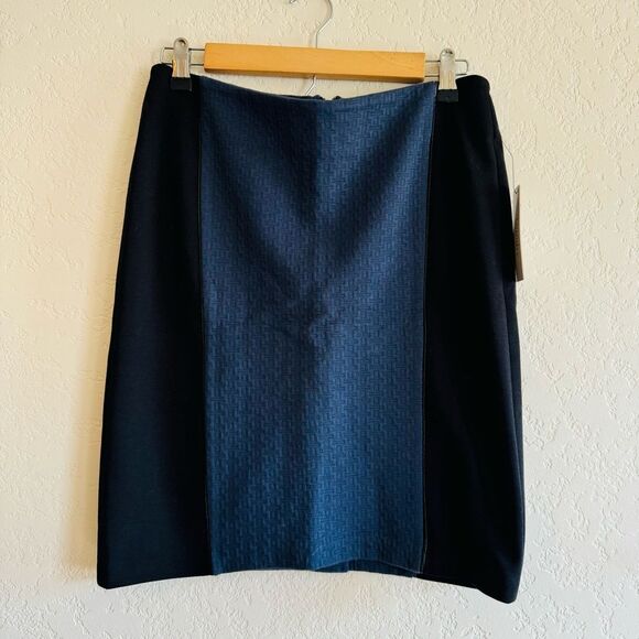 NWT | Laundry by Shelli Segal | moon indigo pencil skirt | 4 - Picture 6 of 8